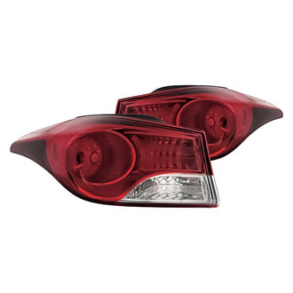 Replacement - Driver and Passenger Side Outer Tail Light Set (CAPA Certified)