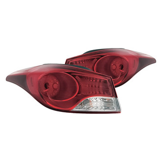 Replacement - Driver and Passenger Side Outer Tail Light Set (Standard Line)