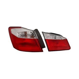 Replacement - Driver Side Driver and Passenger Side Inner and Outer Tail Light Set (CAPA Certified)