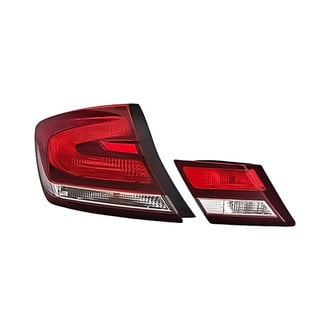 Replacement - Driver Side Driver and Passenger Side Inner and Outer Tail Light Set (Standard Line)