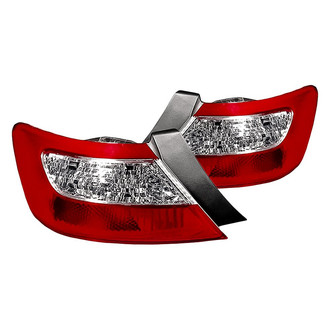 Replacement - Driver and Passenger Side Outer Tail Light Lens and Housing Set (Standard Line)