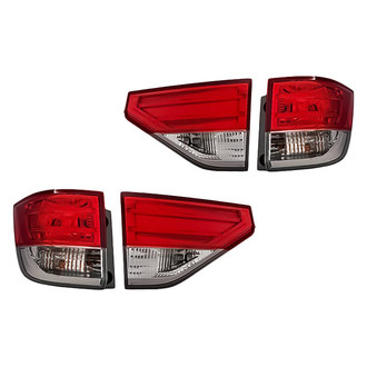 Replacement - Driver and Passenger Side Inner and Outer Tail Light Set (Standard Line)