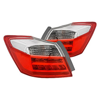 Replacement - Driver and Passenger Side Outer Tail Light Set (CAPA Certified)