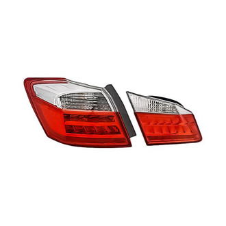 Replacement - Driver Side Driver Side Inner and Outer Tail Light Set (CAPA Certified)