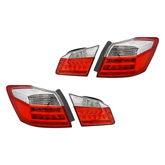 Replacement - Driver and Passenger Side Inner and Outer Tail Light Set (Standard Line)