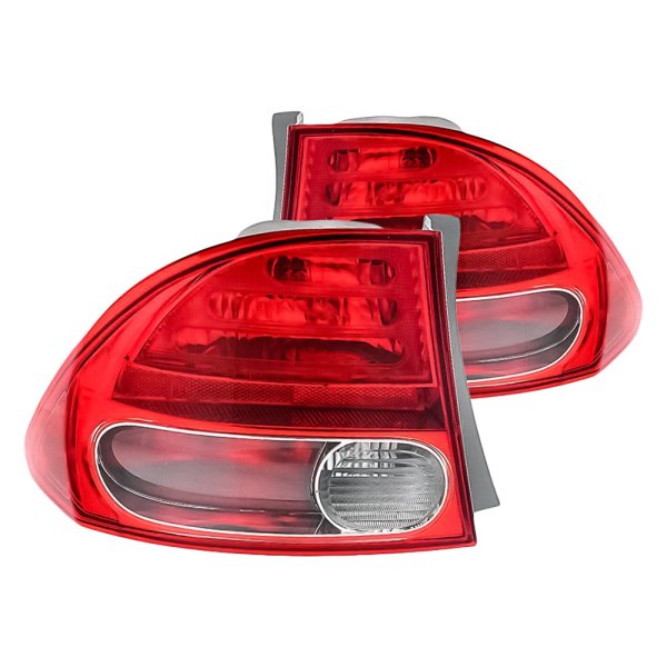 Replacement - Outer Tail Light Set, Honda Civic Si