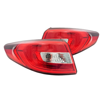 Replacement - Driver and Passenger Side Outer Tail Light Set (CAPA Certified)