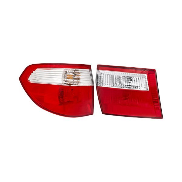 Replacement - Driver Side Inner and Outer Tail Light Set, Honda Odyssey