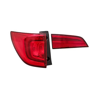 Replacement - Driver Side Driver and Passenger Side Inner and Outer Tail Light Set (Standard Line)