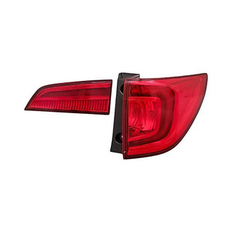 Replacement - Passenger Side Driver and Passenger Side Inner and Outer Tail Light Set (CAPA Certified)