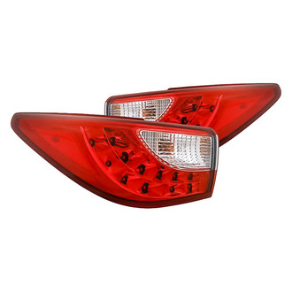 Replacement - Driver and Passenger Side Outer Tail Light Set (CAPA Certified)