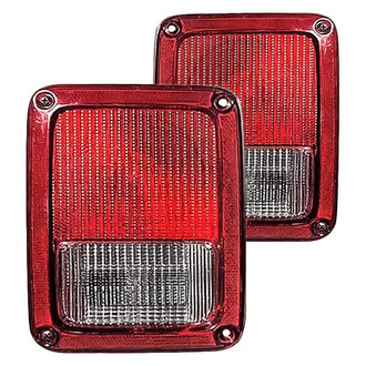 Replacement - Driver and Passenger Side Tail Light Set (CAPA Certified)