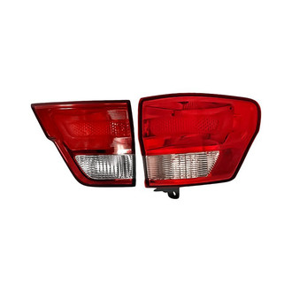 Replacement - Passenger Side Driver and Passenger Side Inner and Outer Tail Light Set (Standard Line)
