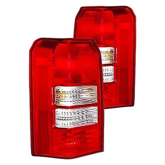 Replacement - Driver and Passenger Side Tail Light Lens and Housings (CAPA Certified)