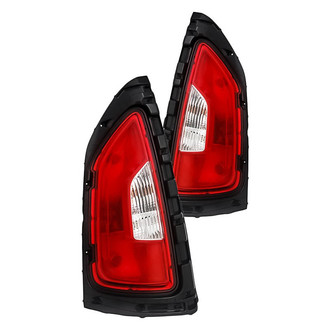 Replacement - Driver and Passenger Side Tail Light Set (CAPA Certified)