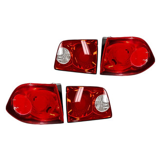 Replacement - Driver and Passenger Side Inner and Outer Tail Light Set (Standard Line)