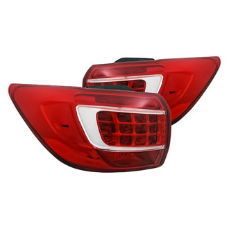 Replacement - Driver and Passenger Side Outer Tail Light Set (CAPA Certified)