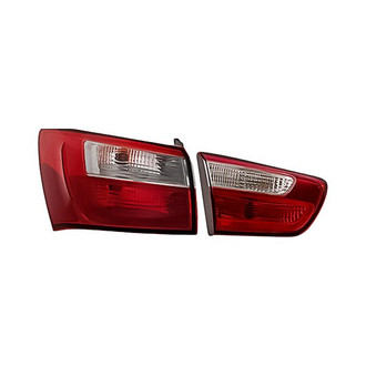Replacement - Driver Side Driver and Passenger Side Inner and Outer Tail Light Set (CAPA Certified)