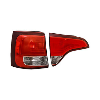 Replacement - Driver Side Driver and Passenger Side Inner and Outer Tail Light Set (Standard Line)