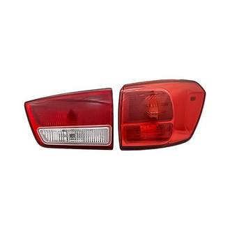 Replacement - Passenger Side Driver and Passenger Side Inner and Outer Tail Light Set (CAPA Certified)