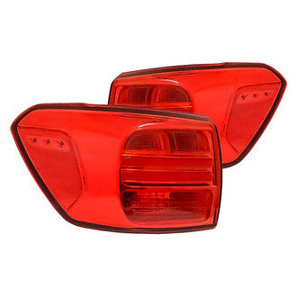 Replacement - Driver and Passenger Side Outer Tail Light Set (CAPA Certified)