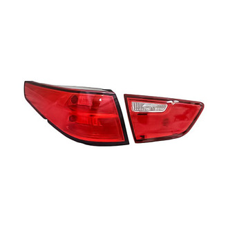 Replacement - Driver Side Driver and Passenger Side Inner and Outer Tail Light Set (CAPA Certified)