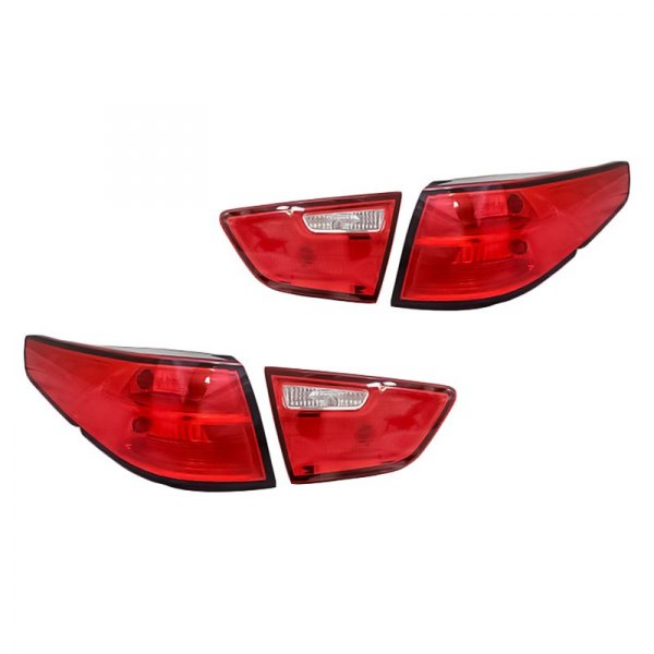 Replacement - Inner and Outer Tail Light Set, Kia Optima