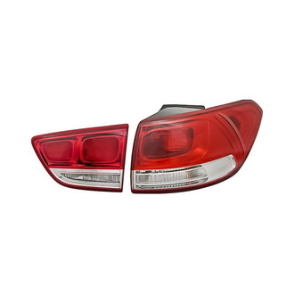 Replacement - Passenger Side Driver and Passenger Side Inner and Outer Tail Light Set (CAPA Certified)