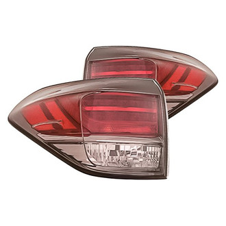 Replacement - Driver and Passenger Side Outer Tail Light Lens and Housing Set (Standard Line)