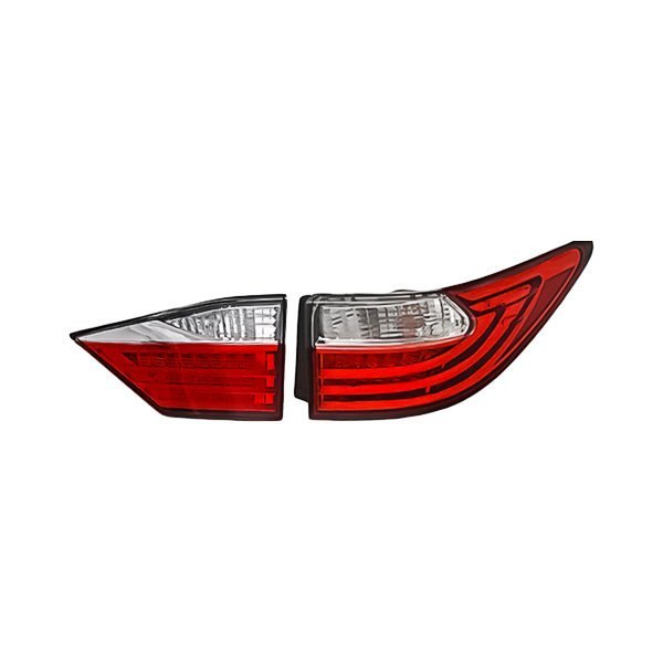 Replacement - Passenger Side Inner and Outer Tail Light Lens and Housing Set