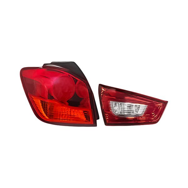 Replacement - Driver Side Inner and Outer Tail Light Set, Mitsubishi Outlander Sport