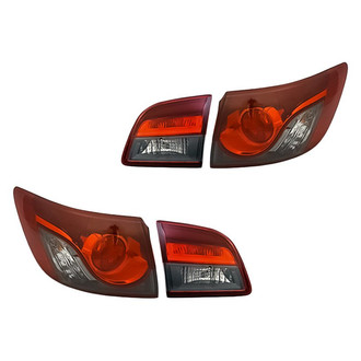 Replacement - Driver and Passenger Side Inner and Outer Tail Light Set (Standard Line)