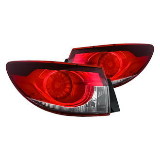 Replacement - Driver and Passenger Side Outer Tail Light Set (CAPA Certified)