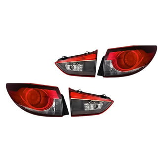 Replacement - Driver and Passenger Side Inner and Outer Tail Light Set (CAPA Certified)