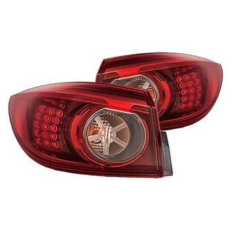 Replacement - Driver and Passenger Side Outer Tail Light Set (CAPA Certified)