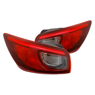 Replacement - Driver and Passenger Side Outer Tail Light Set (CAPA Certified)