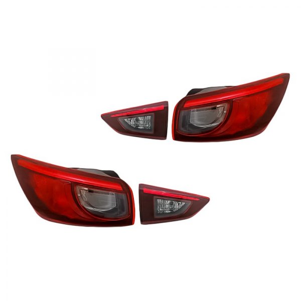 Replacement - Inner and Outer Tail Light Set, Mazda CX-3