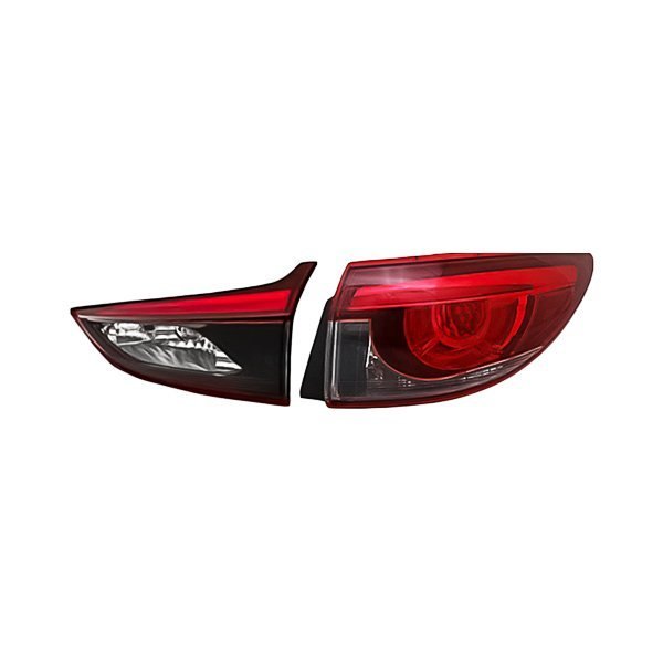 Replacement - Passenger Side Inner and Outer Tail Light Set