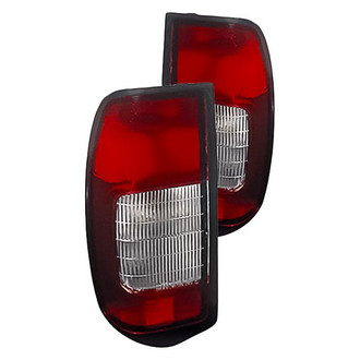 Replacement - Driver and Passenger Side Tail Light Lens and Housing Set (CAPA Certified)