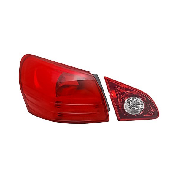 Replacement - Driver Side Inner and Outer Tail Light Set