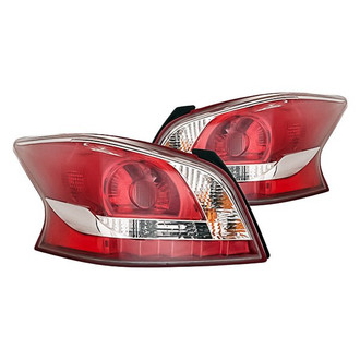 Replacement - Driver and Passenger Side Tail Light Set (CAPA Certified)