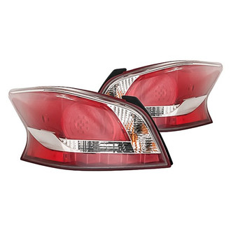 Replacement - Driver and Passenger Side Tail Light Set (CAPA Certified)