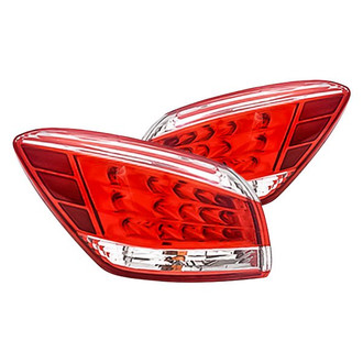 Replacement - Driver and Passenger Side Outer Tail Light Set (CAPA Certified)