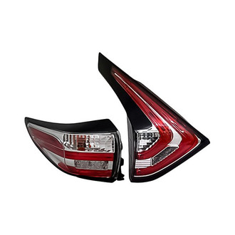 Replacement - Driver Side Driver and Passenger Side Inner and Outer Tail Light Set (CAPA Certified)