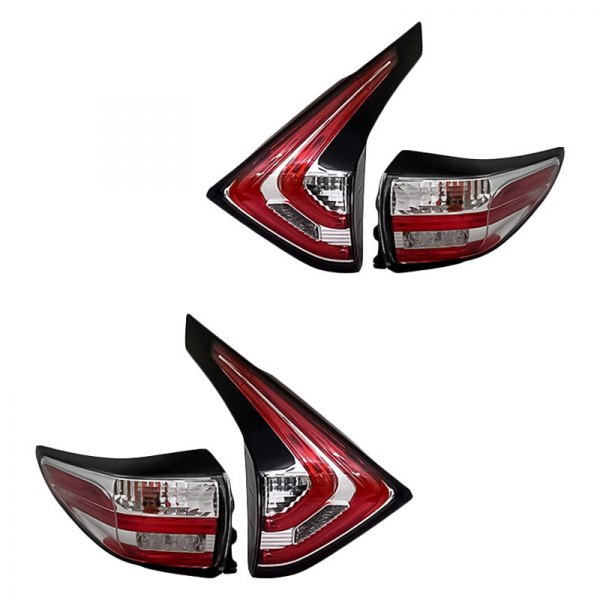 Replacement - Inner and Outer Tail Light Set, Nissan Murano