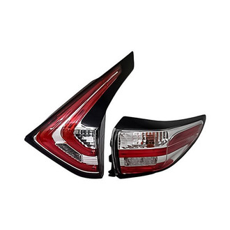 Replacement - Passenger Side Driver and Passenger Side Inner and Outer Tail Light Set (Standard Line)