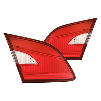 Replacement - Driver and Passenger Side Inner Tail Light Lens and Housing Set (CAPA Certified)