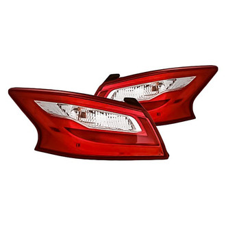 Replacement - Driver and Passenger Side Outer Tail Light Set (Standard Line)