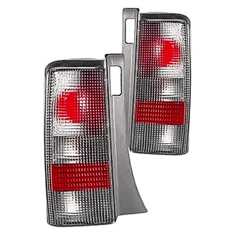 Replacement - Driver and Passenger Side Tail Light Lens and Housing Set (CAPA Certified)