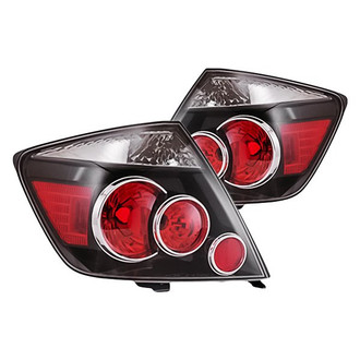 Replacement - Driver and Passenger Side Tail Light Lens and Housing Set (Standard Line)